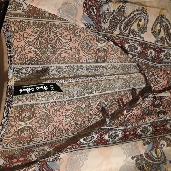 White Mark Plus Size "Breeze" Poncho Top/Tunic - 3XL - Picture 4 of 8